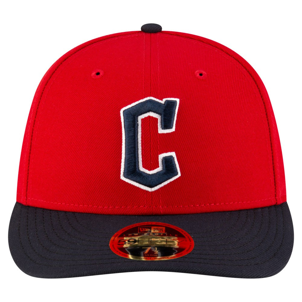 Cleveland Guardians  Authentic Collection On-Field Low Profile 59FIFTY Fitted Hat Red/Black | New Era