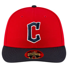 Cleveland Guardians  Authentic Collection On-Field Low Profile 59FIFTY Fitted Hat Red/Black | New Era