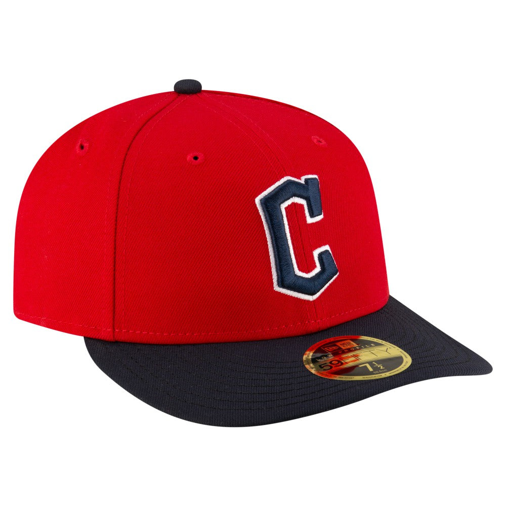 Cleveland Guardians  Authentic Collection On-Field Low Profile 59FIFTY Fitted Hat Red/Black | New Era