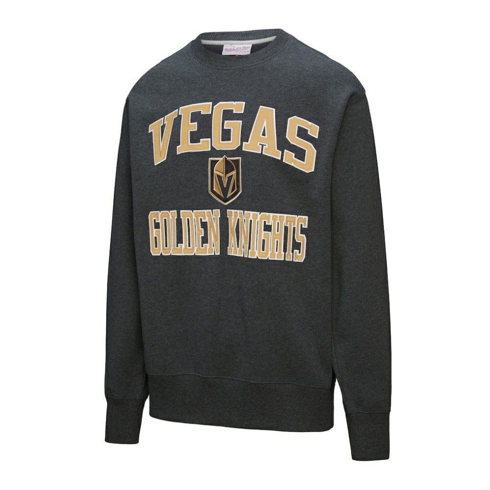 Vegas Golden Knights Mitchell & Ness Playoff Win Fleece Pullover Sweatshirt Black