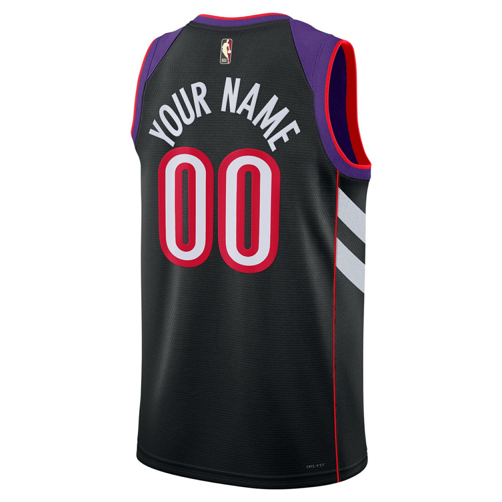 Toronto Raptors Unisex Adult Swingman Custom Jersey - Classic Edition - Purple