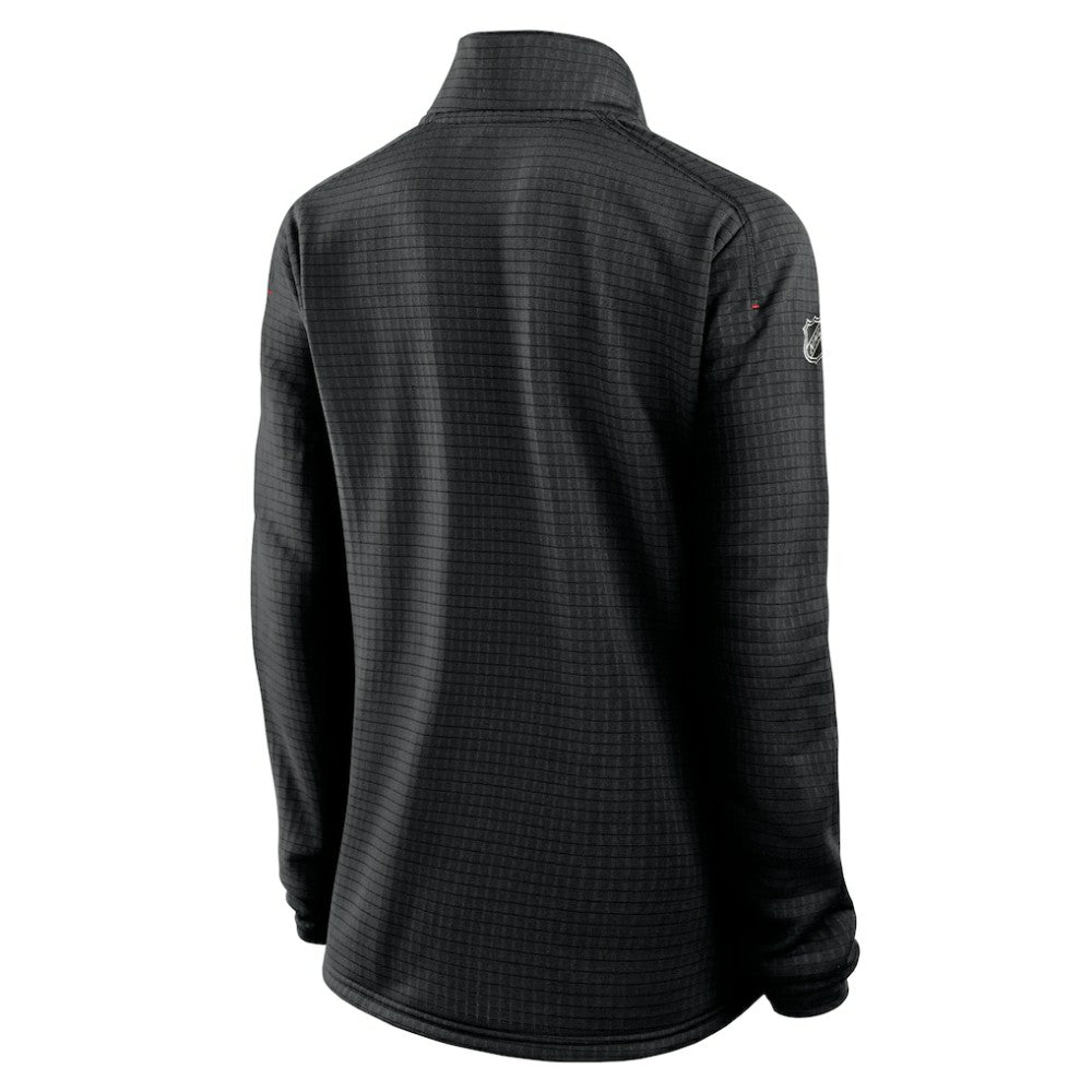 Ottawa Senators Fanatics Women's Authentic Pro Rink Quarter-Zip Pullover  Black