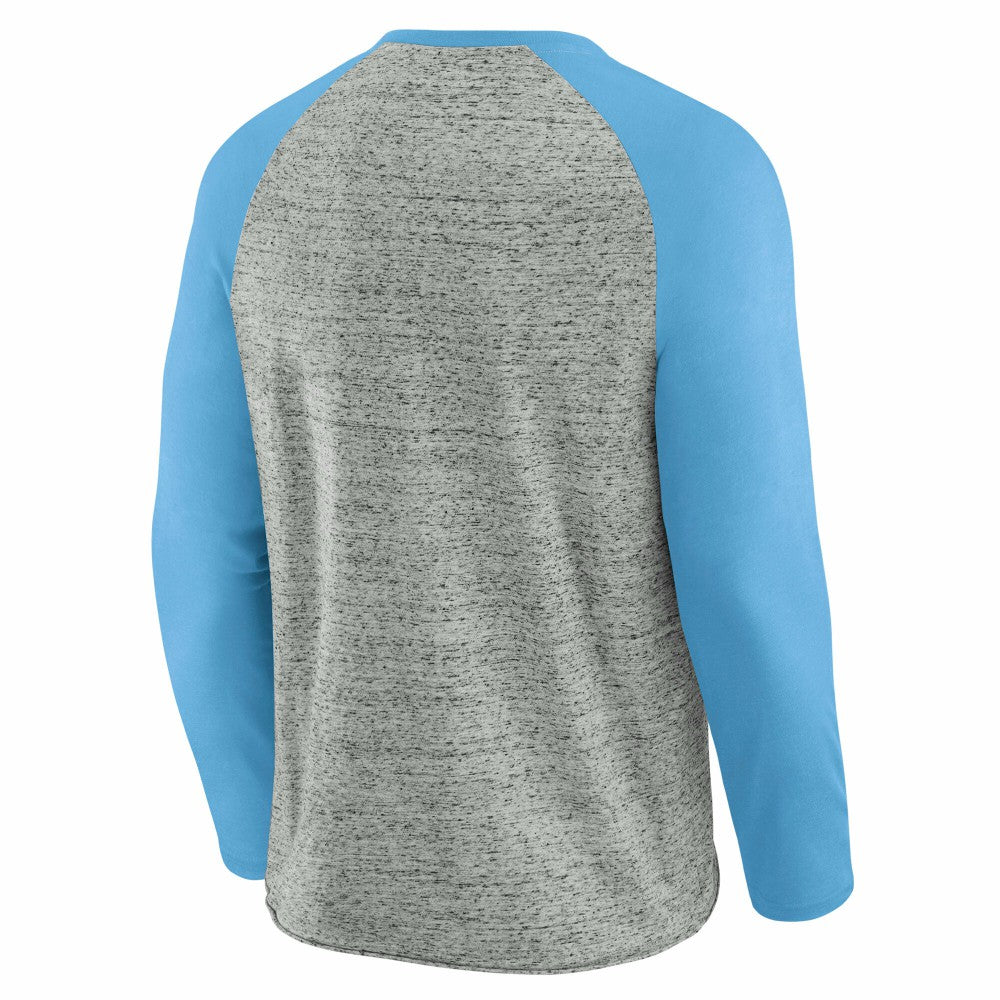 St. Louis Cardinals Darius Rucker Collection Raw Edge Raglan Long Sleeve Baseball T-Shirt Heather Gray