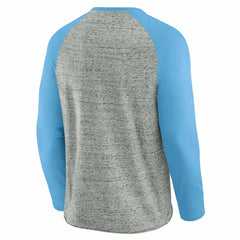 St. Louis Cardinals Darius Rucker Collection Raw Edge Raglan Long Sleeve Baseball T-Shirt Heather Gray