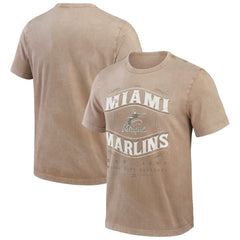 Miami Marlins Darius Rucker Collection Sunfaded T-Shirt Tan