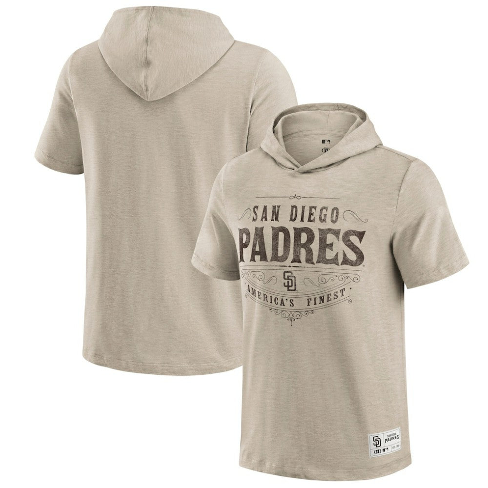 San Diego Padres Darius Rucker Collection Hooded T-Shirt Tan