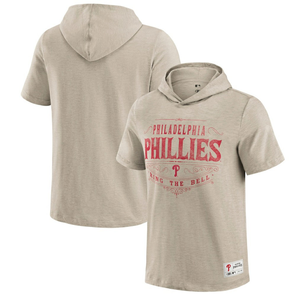 Philadelphia Phillies Darius Rucker Collection Hooded T-Shirt Tan