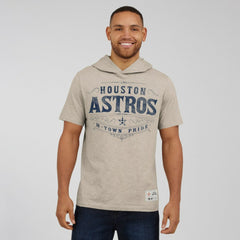 Houston Astros Darius Rucker Collection Hooded T-Shirt Tan