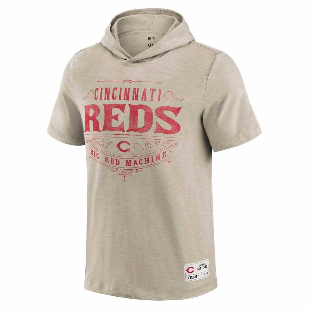 Cincinnati Reds Darius Rucker Collection Hooded T-Shirt Tan
