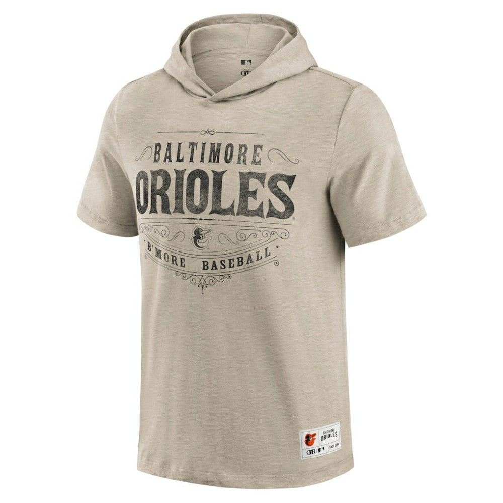 Baltimore Orioles Darius Rucker Collection Hooded T-Shirt Tan