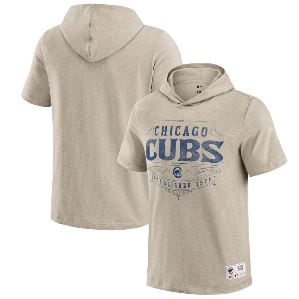 Chicago Cubs Darius Rucker Collection Hooded T-Shirt Tan