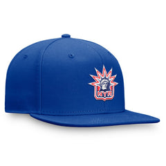 New York Rangers Fanatics Team Logo Fitted Hat Royal