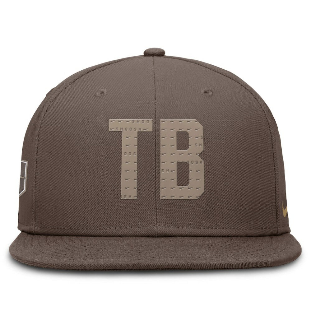 Tampa Bay Rays True Statement 20th AnniversaryPerformance Fitted Hat Brown | Nike