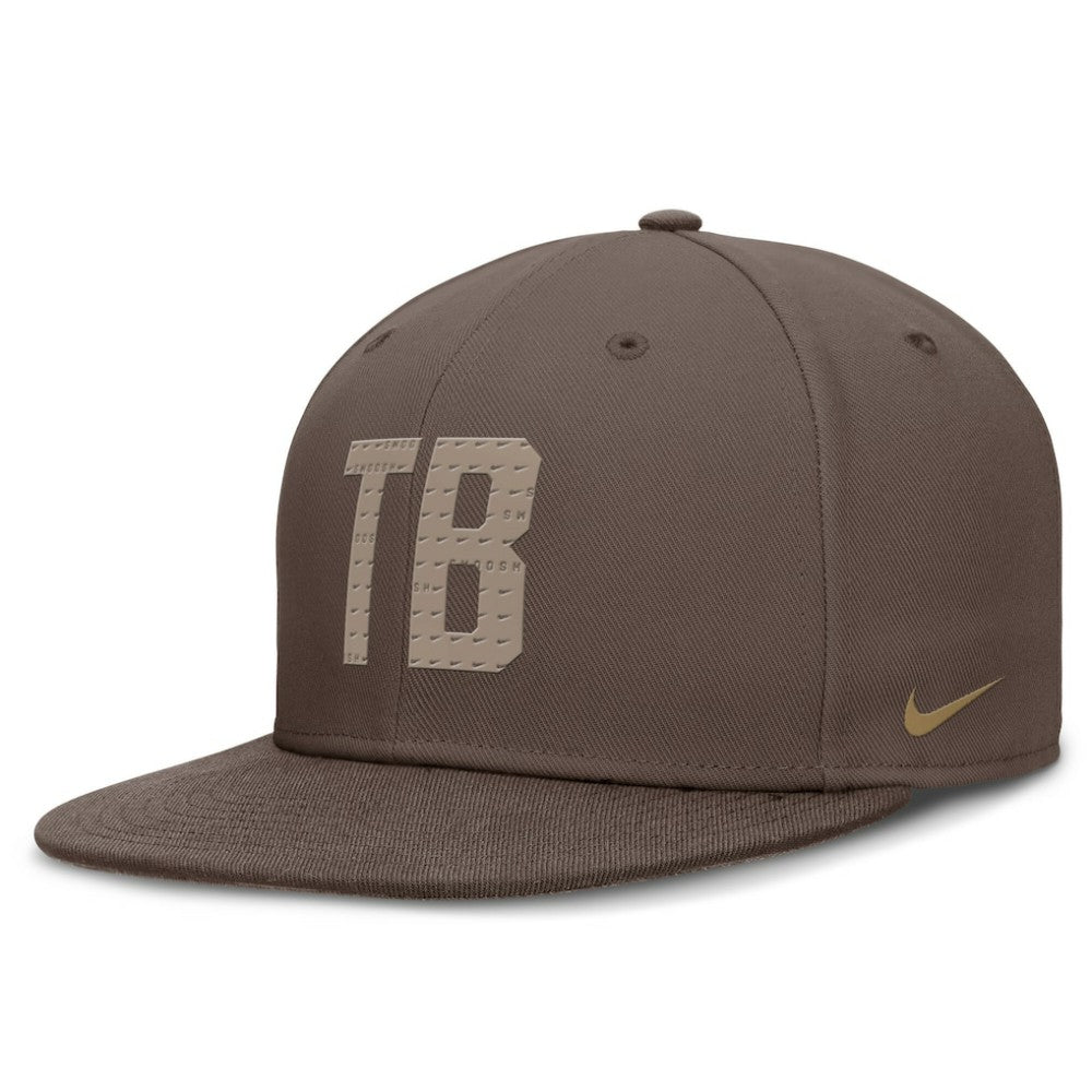 Tampa Bay Rays True Statement 20th AnniversaryPerformance Fitted Hat Brown | Nike