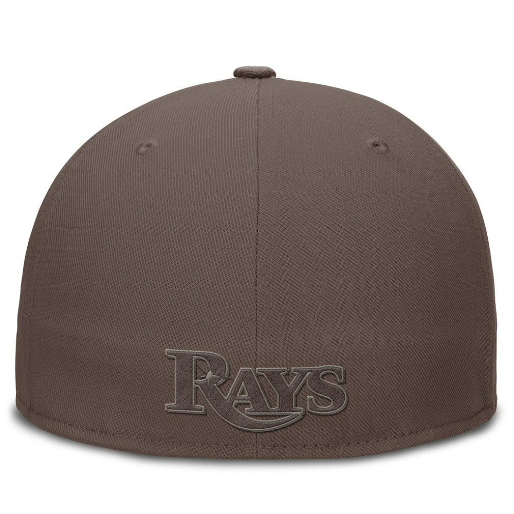 Tampa Bay Rays True Statement 20th AnniversaryPerformance Fitted Hat Brown | Nike