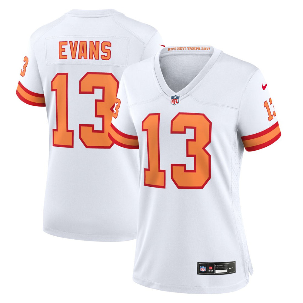 Mike Evans '76 Tampa Bay Buccaneers Women's Game Jersey - White