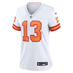 Mike Evans '76 Tampa Bay Buccaneers Women's Game Jersey - White