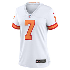 Bucky Irving '76 Tampa Bay Buccaneers Women's Game Jersey - White
