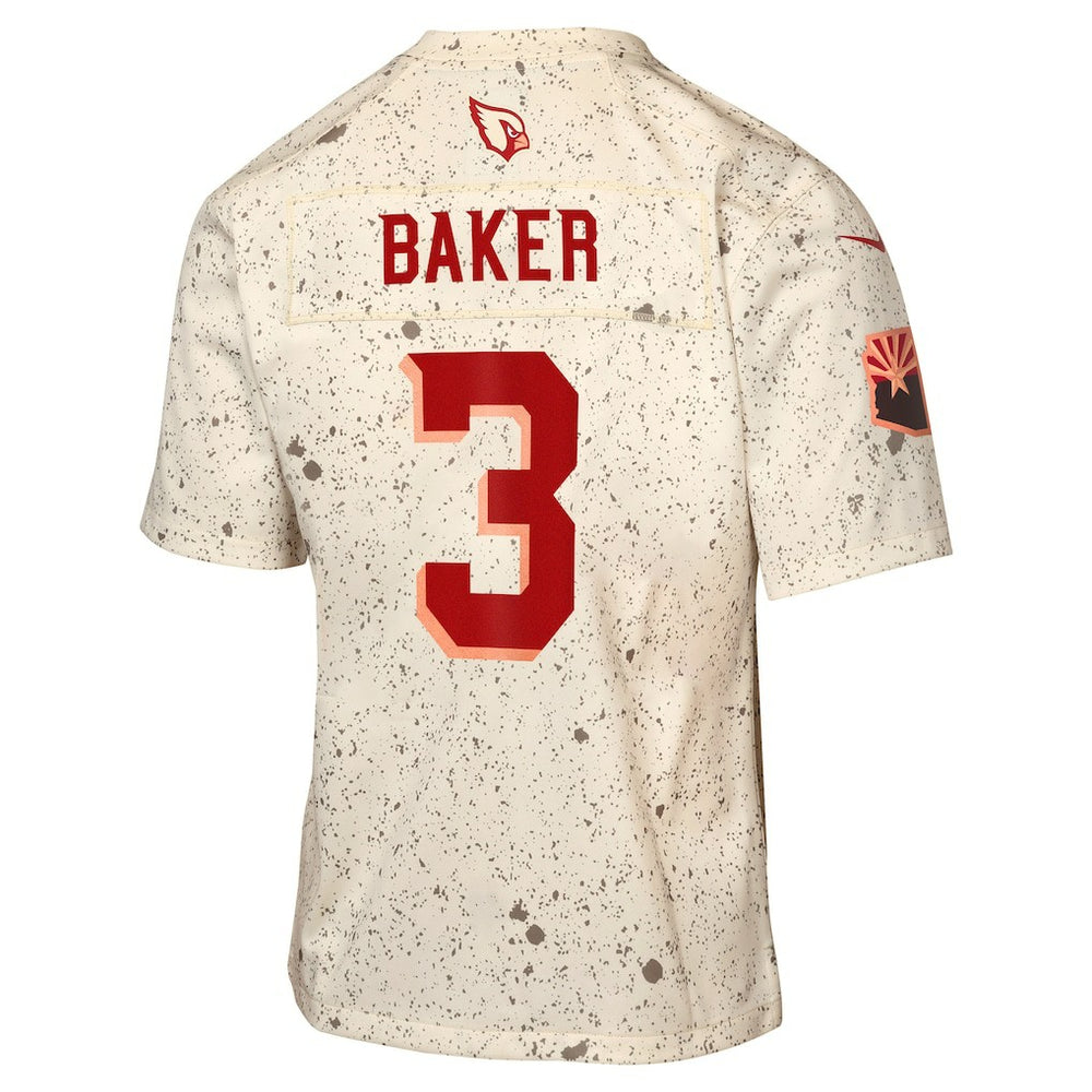 Budda Baker Arizona Cardinals Youth 2025 Rivalries Collection Game Jersey - Natural