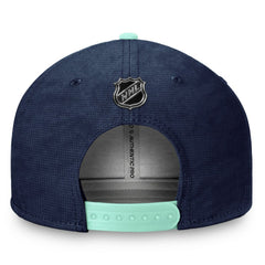 Seattle Kraken Fanatics Authentic Pro Rink Snapback Hat Deep Sea Blue/Light Blue