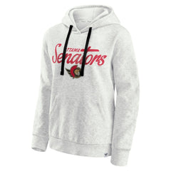 Ottawa Senators Fanatics Women's True Classics Quilted Pullover Hoodie Oatmeal