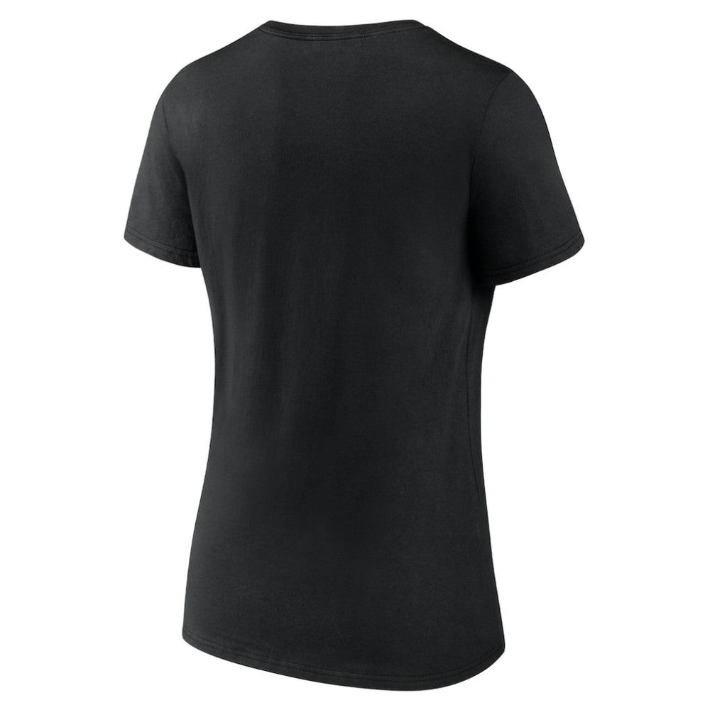Pittsburgh Penguins Fanatics Women's V-Neck T-Shirt Black