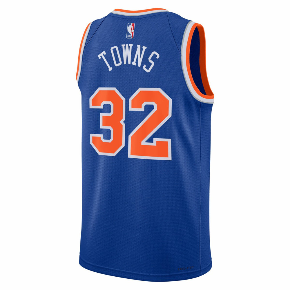 Karl-Anthony Towns New York Knicks Unisex Swingman Jersey - Blue - Icon Edition