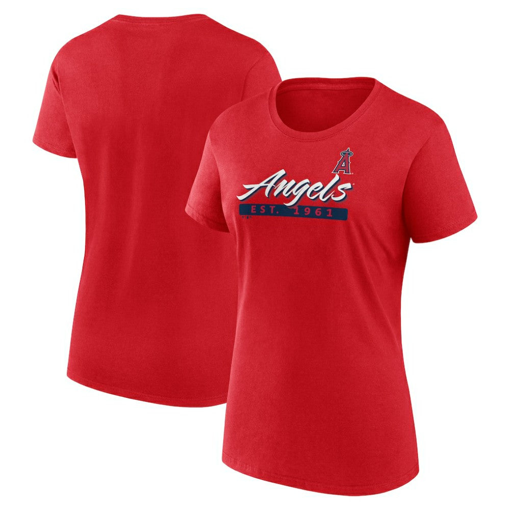 Los Angeles Angels Women's Risk T-Shirt Red
