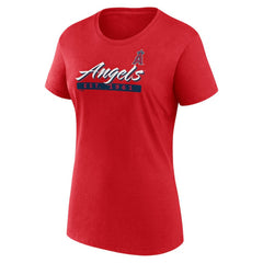 Los Angeles Angels Women's Risk T-Shirt Red