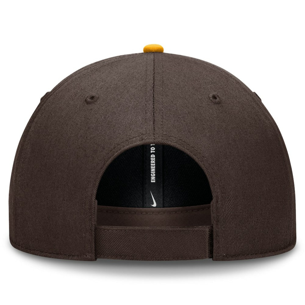San Diego Padres Club Performance Adjustable Hat Brown | Nike