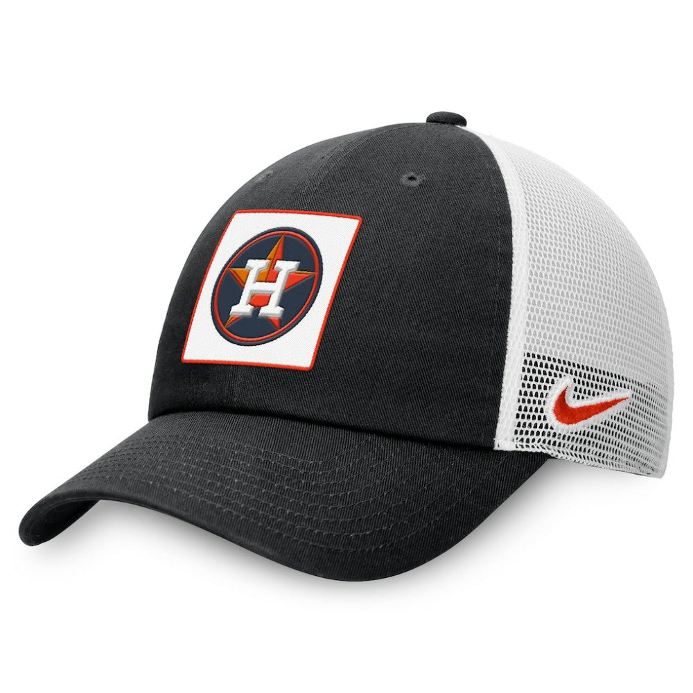 Houston Astros Rise Adjustable Trucker Hat Black | Nike