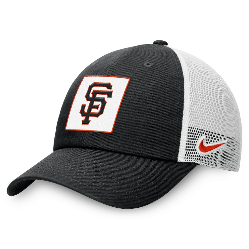 San Francisco Giants Rise Adjustable Trucker Hat Black | Nike