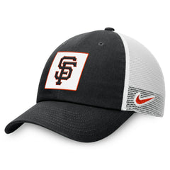 San Francisco Giants Rise Adjustable Trucker Hat Black | Nike