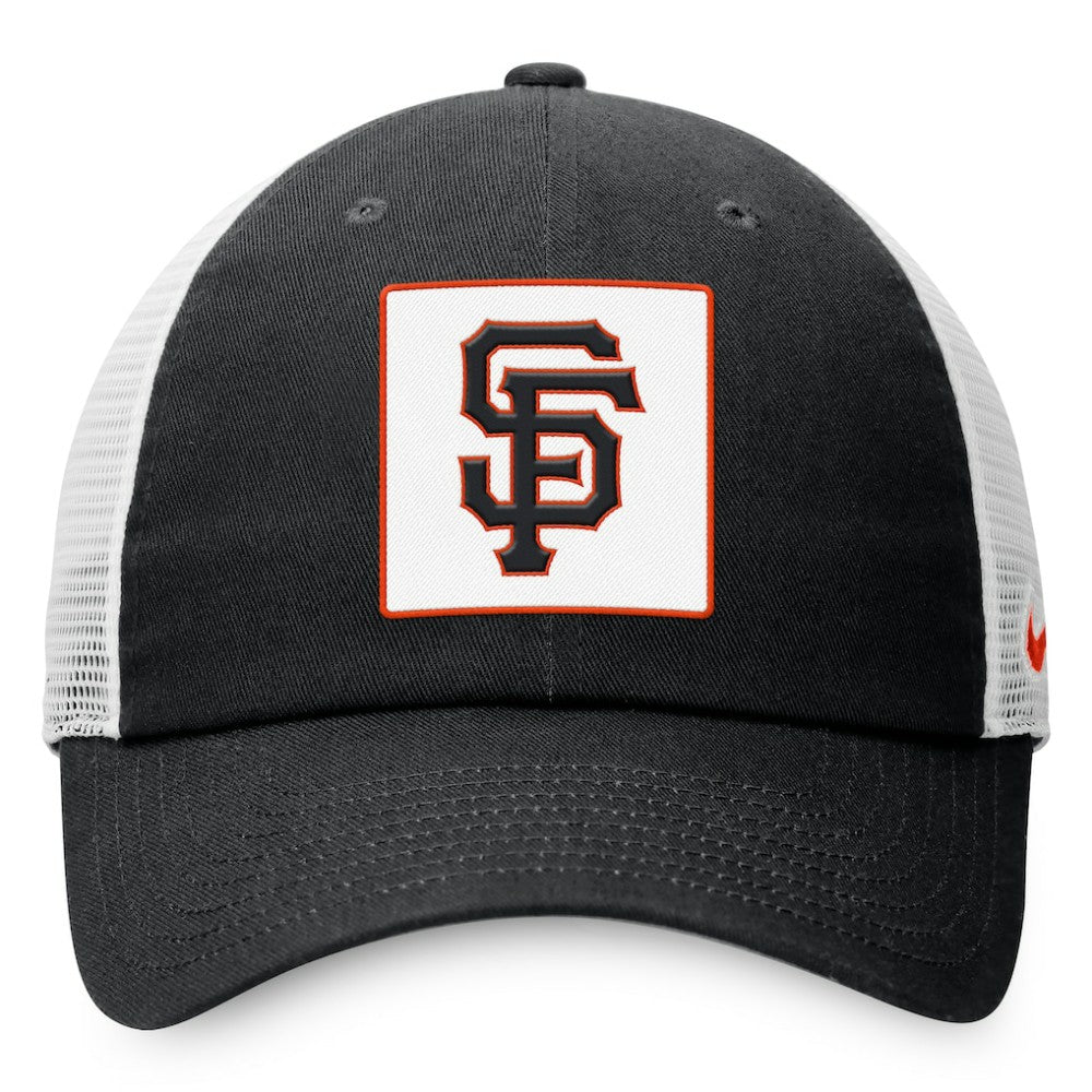 San Francisco Giants Rise Adjustable Trucker Hat Black | Nike