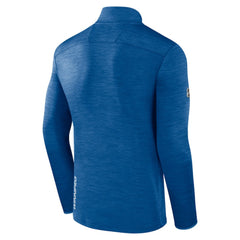 Winnipeg Jets Fanatics Authentic Pro Lightweight Quarter-Zip Pullover Heather Blue