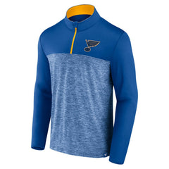 St. Louis Blues Fanatics Iconic Defender Quarter-Zip Jacket Blue