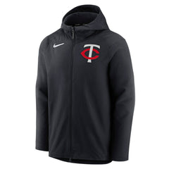 Minnesota Twins Authentic Collection Player Therma Full-Zip Hoodie Black | Nike