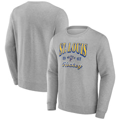 Fanatics St. Louis Blues Gray Nimbus Fleece Pullover Sweatshirt