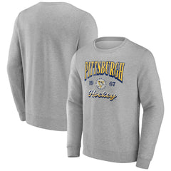 Fanatics Pittsburgh Penguins Gray Nimbus Fleece Pullover Sweatshirt