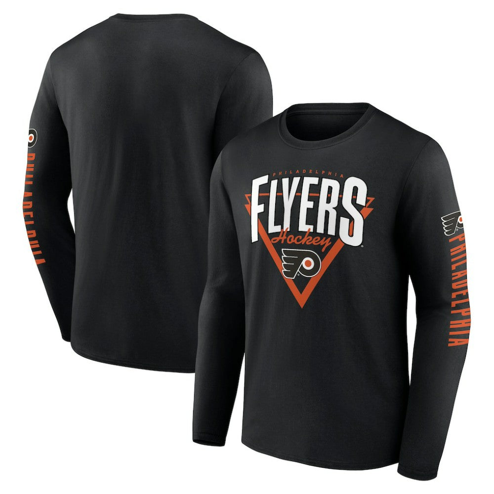 Philadelphia Flyers Fanatics Headline Long Sleeve T-Shirt Black