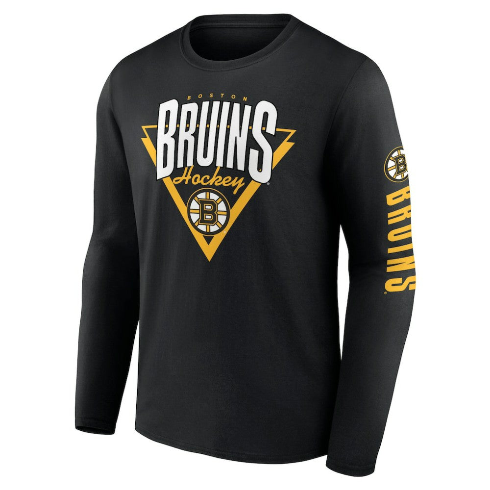 Boston Bruins Fanatics Headline Long Sleeve T-Shirt Black