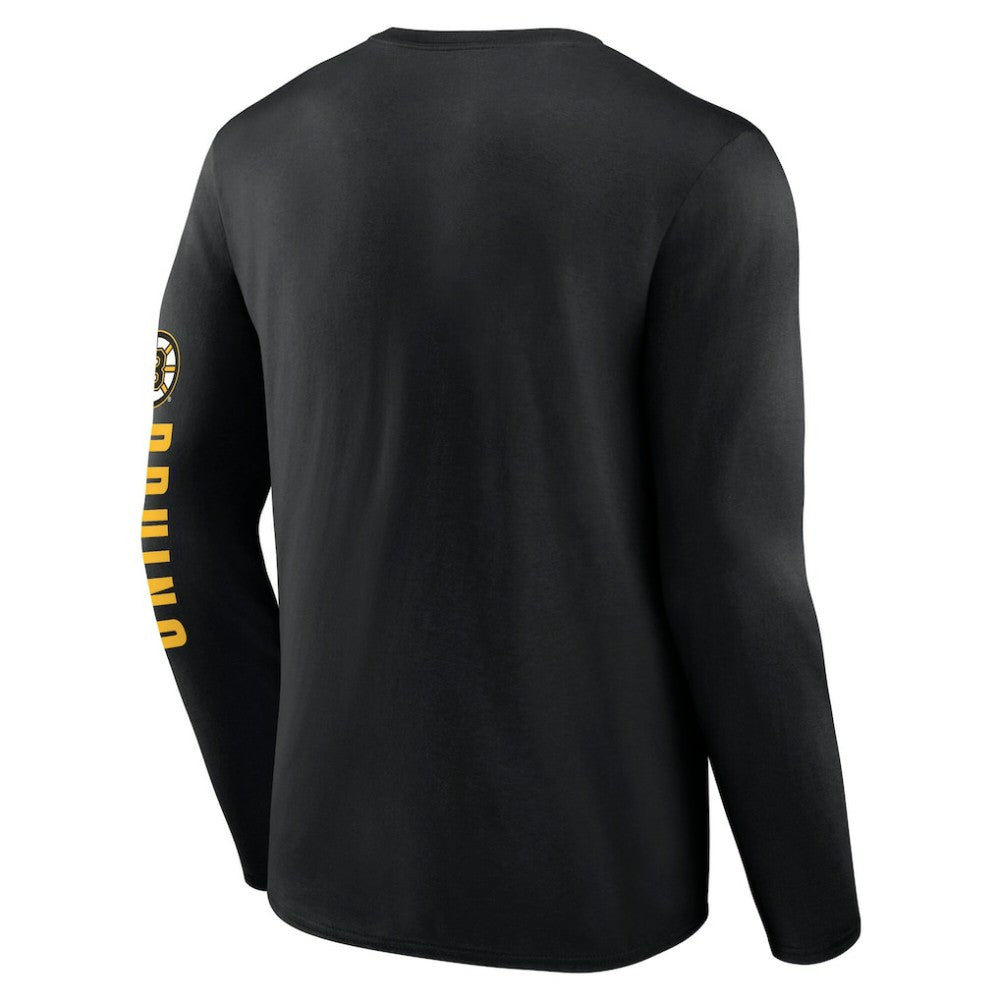 Boston Bruins Fanatics Headline Long Sleeve T-Shirt Black