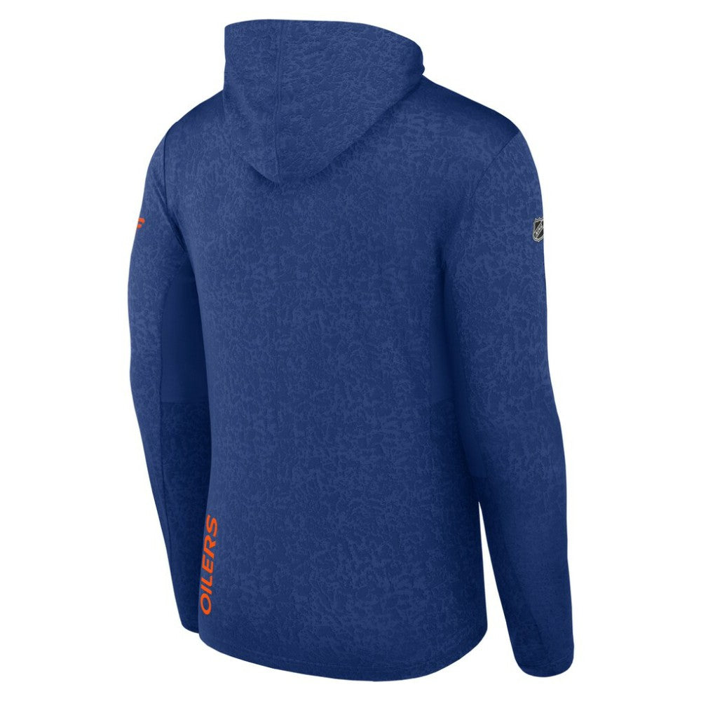 Edmonton Oilers Fanatics Authentic Pro Lightweight Pullover Hoodie Royal
