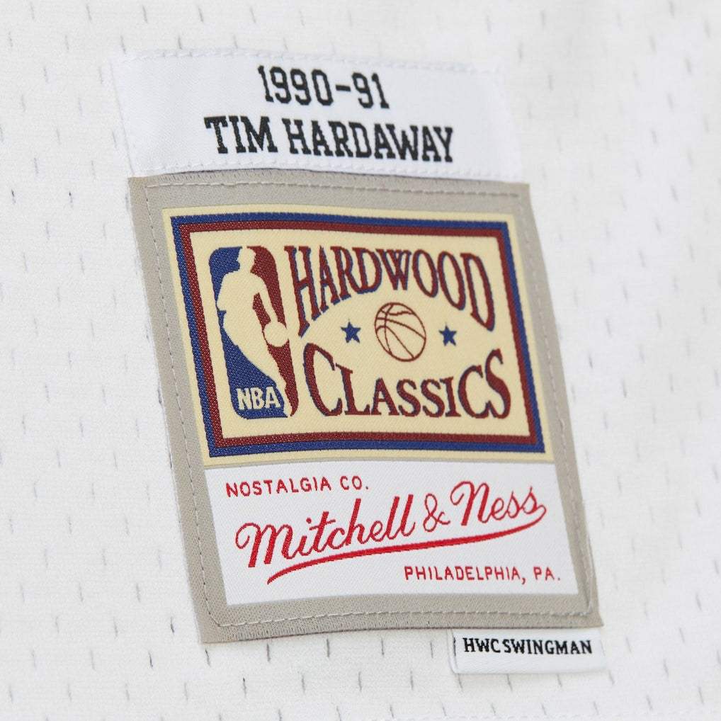 Tim Hardaway Golden State Warriors Hardwood Classics 1990/91 Swingman Jersey sale - White