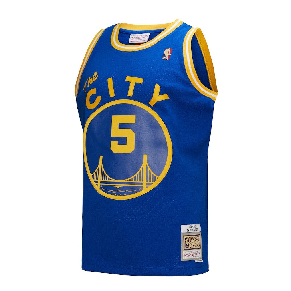 Baron Davis Golden State Warriors Hardwood Classics 2004/05 Swingman Jersey - Royal