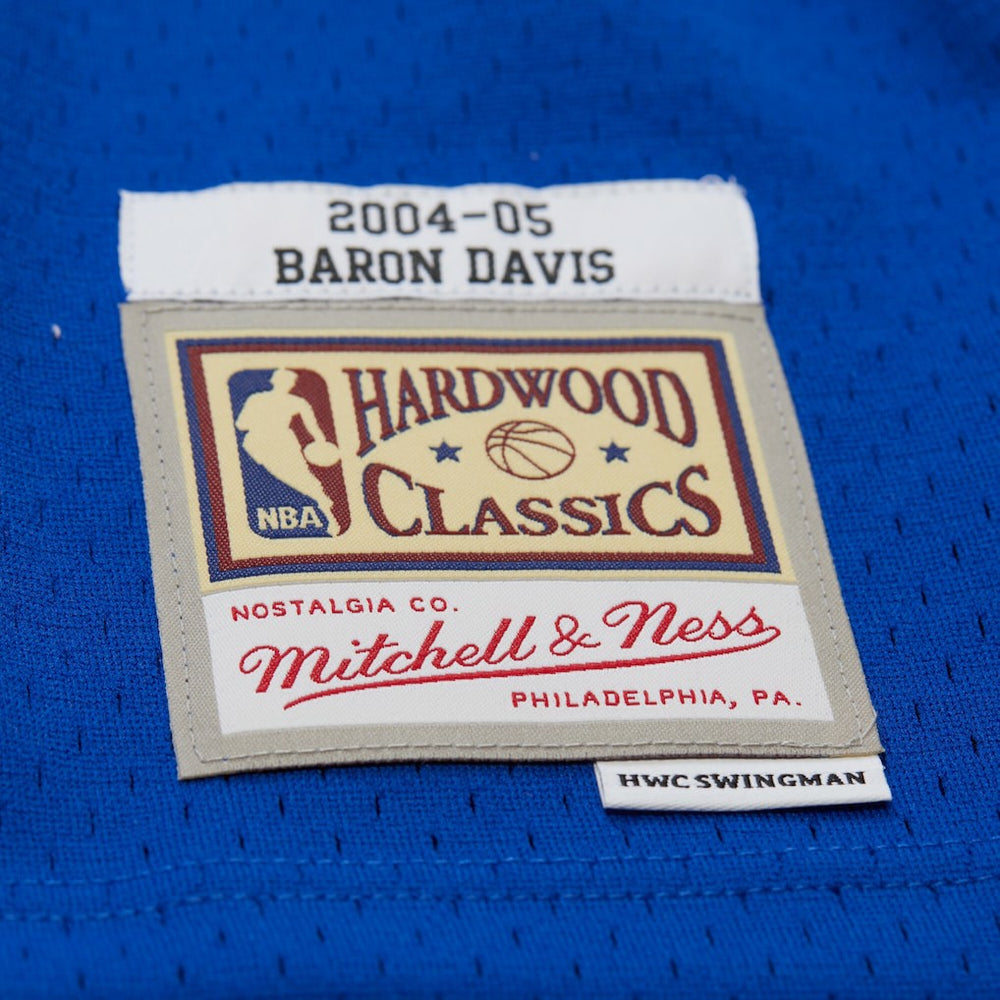 Baron Davis Golden State Warriors Hardwood Classics 2004/05 Swingman Jersey - Royal