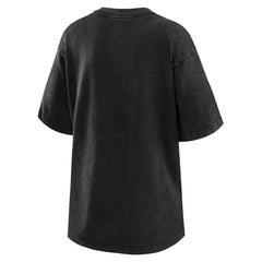 Atlanta Braves WEAR by Erin Andrews Women's Oversized Boyfriend T-Shirt Charcoal