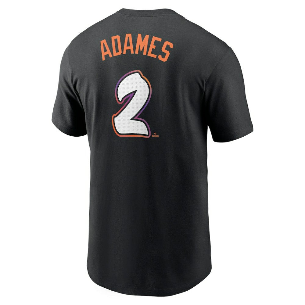 Willy Adames San Francisco Giants 2025 City Connect Fuse Name & Number T-Shirt Black | Nike