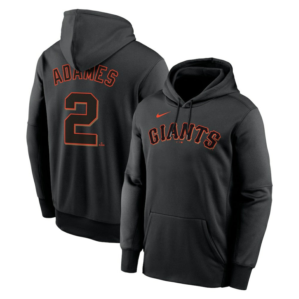 Willy Adames San Francisco Giants Name & Number Performance Pullover Hoodie Black | Nike