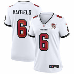 Baker Mayfield Tampa Bay Buccaneers Women's 50th Season White Game Jersey - White